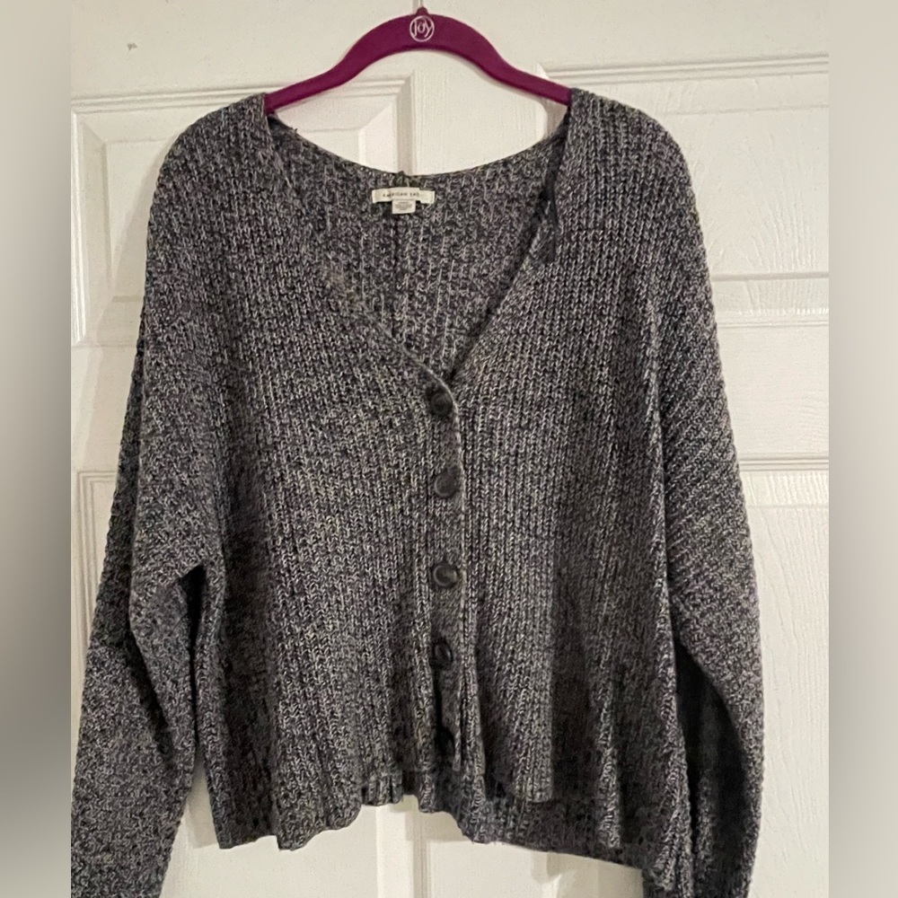 American Eagle button up sweater
